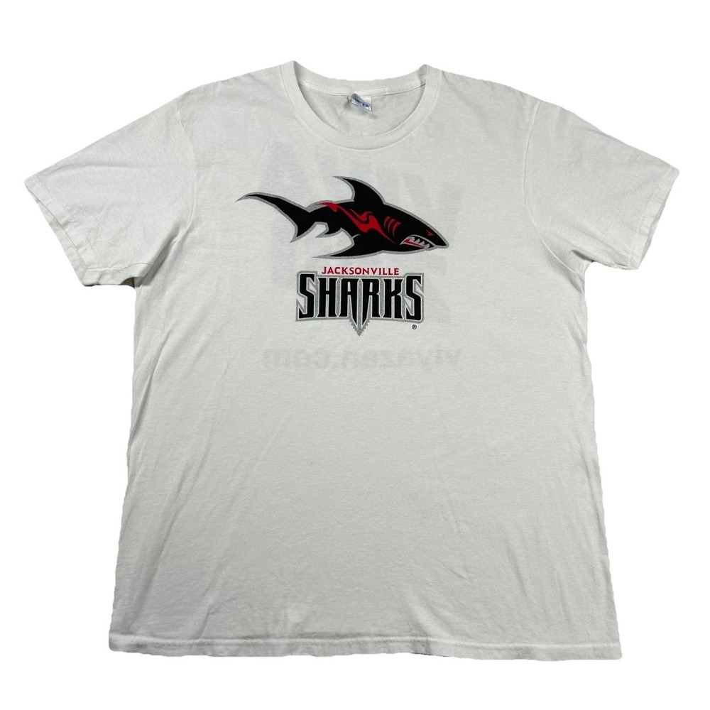 Yazbek Jacksonville Sharks Shirt Mens XL Arena Football Florida Basic T-Shirt